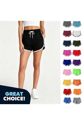Women’s Athletic Shorts, Womens Running Workout Lounge Active Dolphin Shorts, Women's Plus Green,Size S-3XL