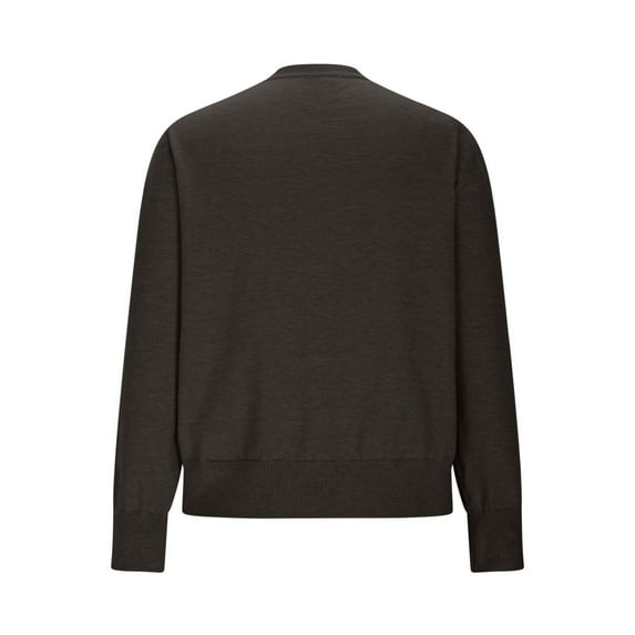 Coorders Womens V Neck Sweater with Long Sleeve,Casual Fit Womens Soft Knit Tops,Women's Plus Black,Size L