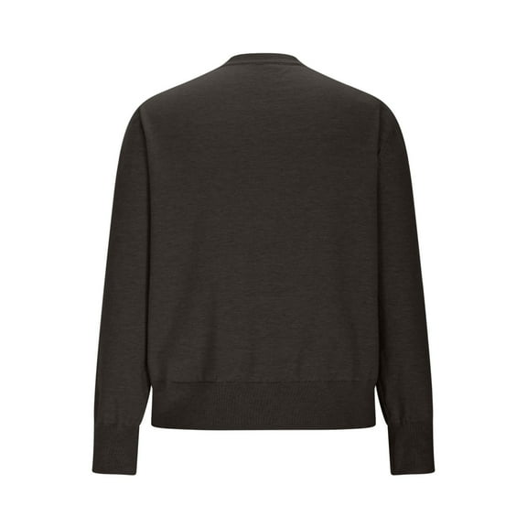 Coorders Womens V Neck Sweater with Long Sleeve,Casual Fit Womens Soft Knit Tops,Women's Plus Black,Size XL