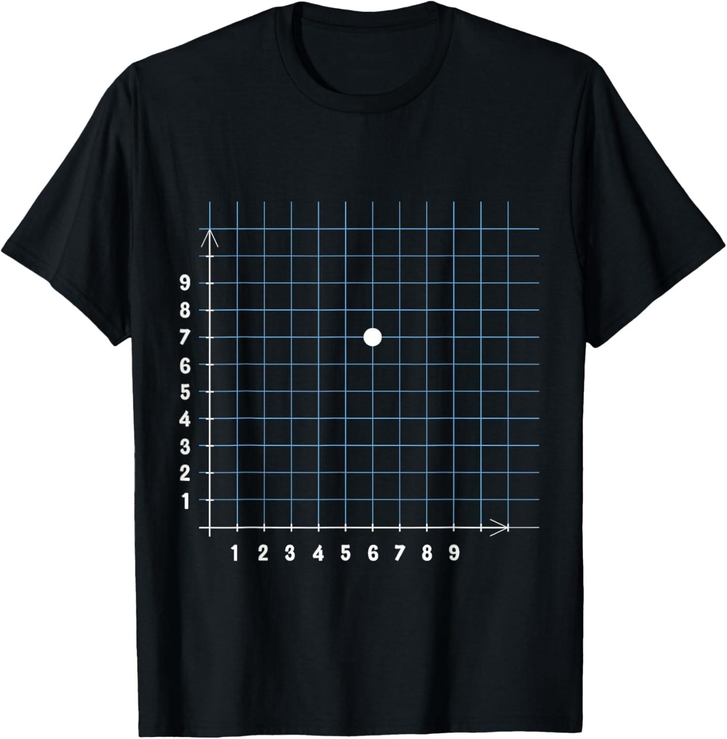 Coordinate (6,7) Math Teacher Funny Math Joke Mens T-Shirt - Walmart.com