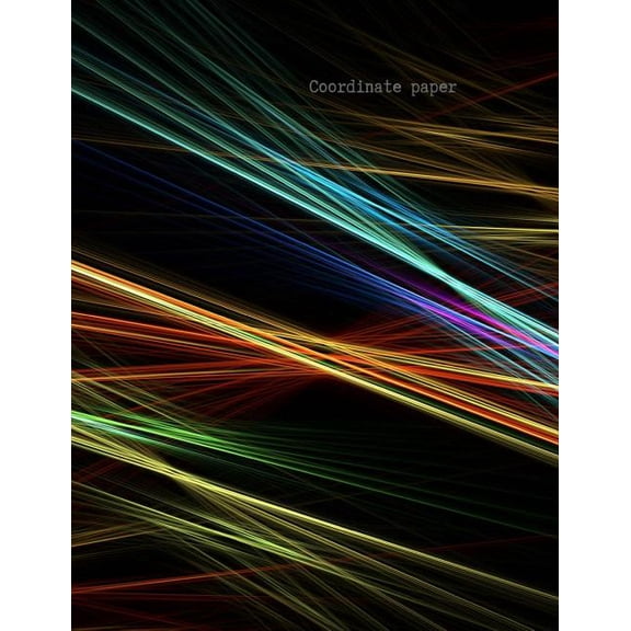 Coordinate paper: Quad Rule graph paper,8.5 x 11 (4x4 graph paper) 100 pages, (Paperback)