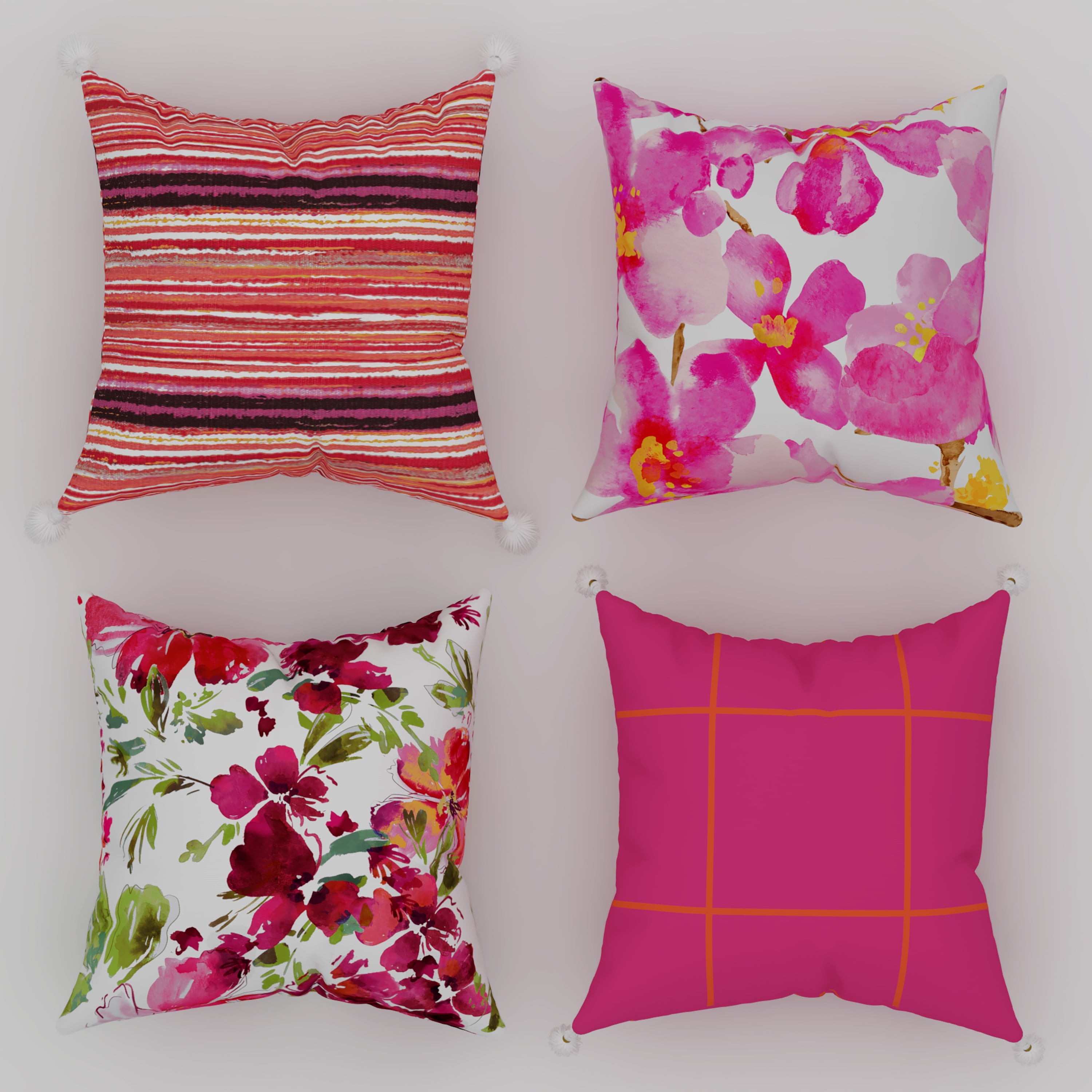 https://i5.walmartimages.com/seo/Coordinating-Decorative-Throw-Pillow-Covers-Square-18-x-18-Deep-Pink-Orange-Set-4-Floral-Plaid-Stripe-Patterns-Living-Room-Bed-Sofa_9e8e3a2f-7c93-4d9d-bae6-efe4e5bf63de.bf865896978a6e33093146930ad56f49.jpeg