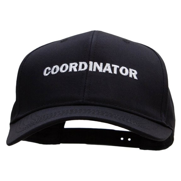 Coordinator Solid Cotton Twill Low Profile Snap Cap - Black OSFM