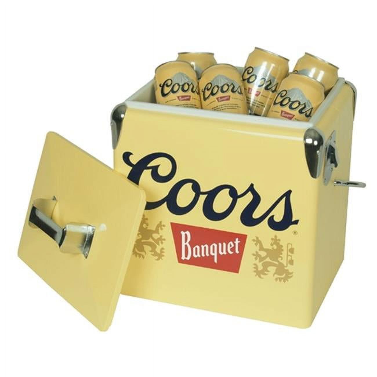 Coors Banquet 18 Can Retro Ice Chest with Bottle Opener (14 Quarts
