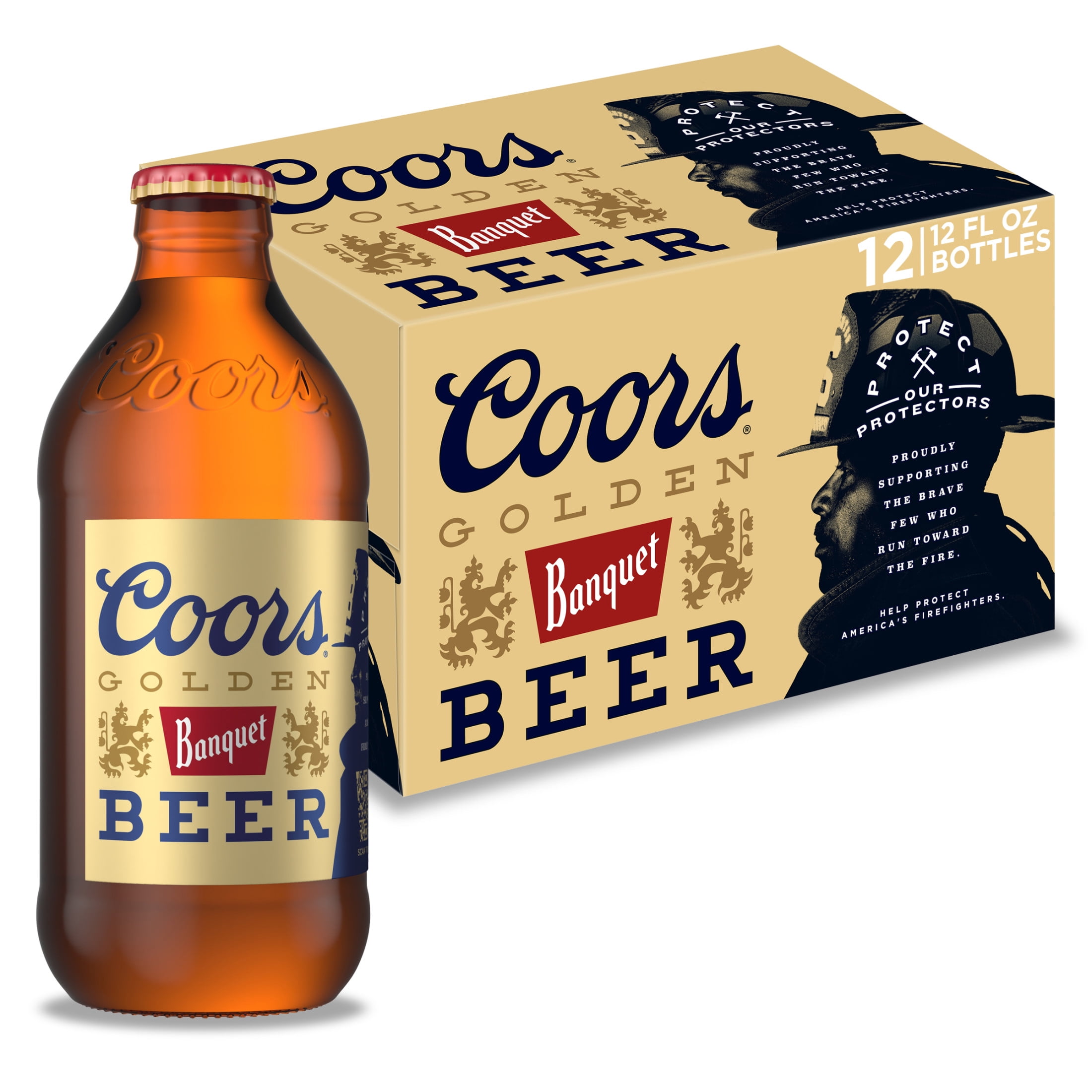 Coors Banquet American Beer, 12 Pack, 12 fl oz Glass Bottles, 5% ABV