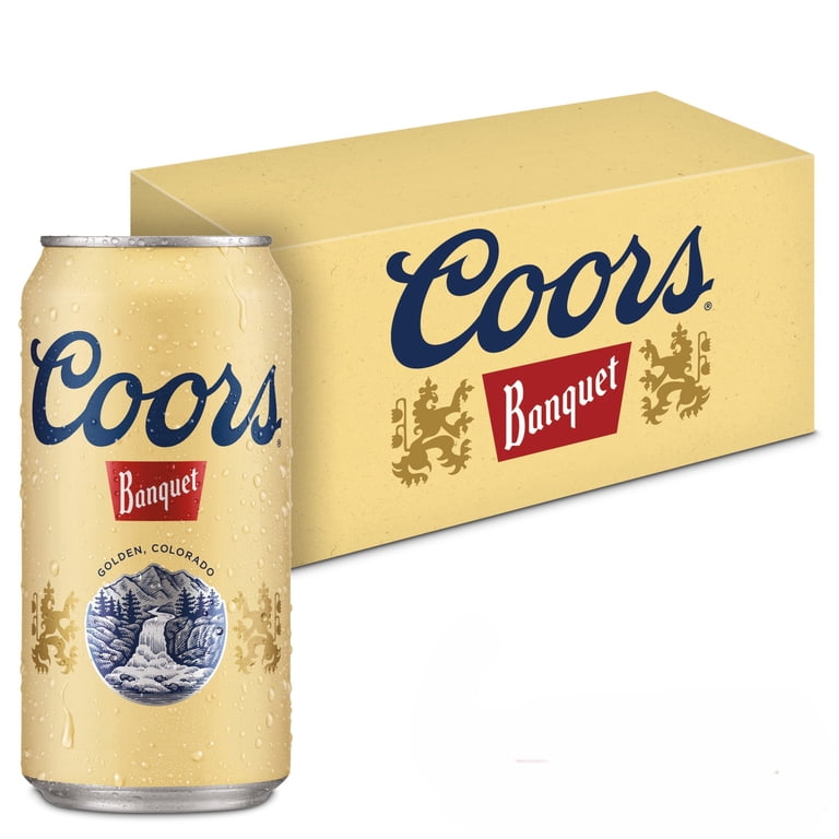 Coors Banquet Lager Beer, 18 Pack, 12 fl oz Aluminum Cans, 5.0
