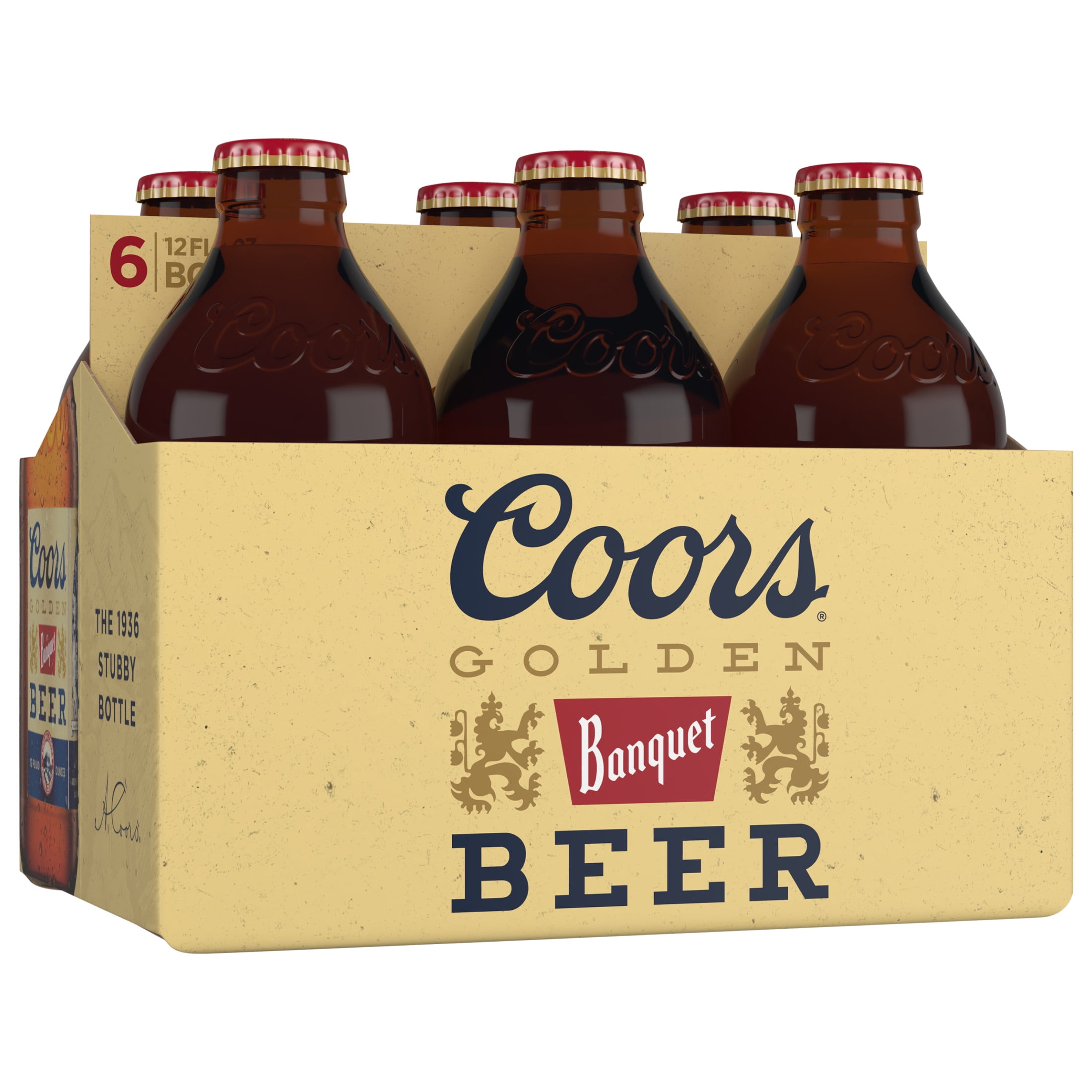 Coors Banquet 12 Oz 6 Pk Bottle
