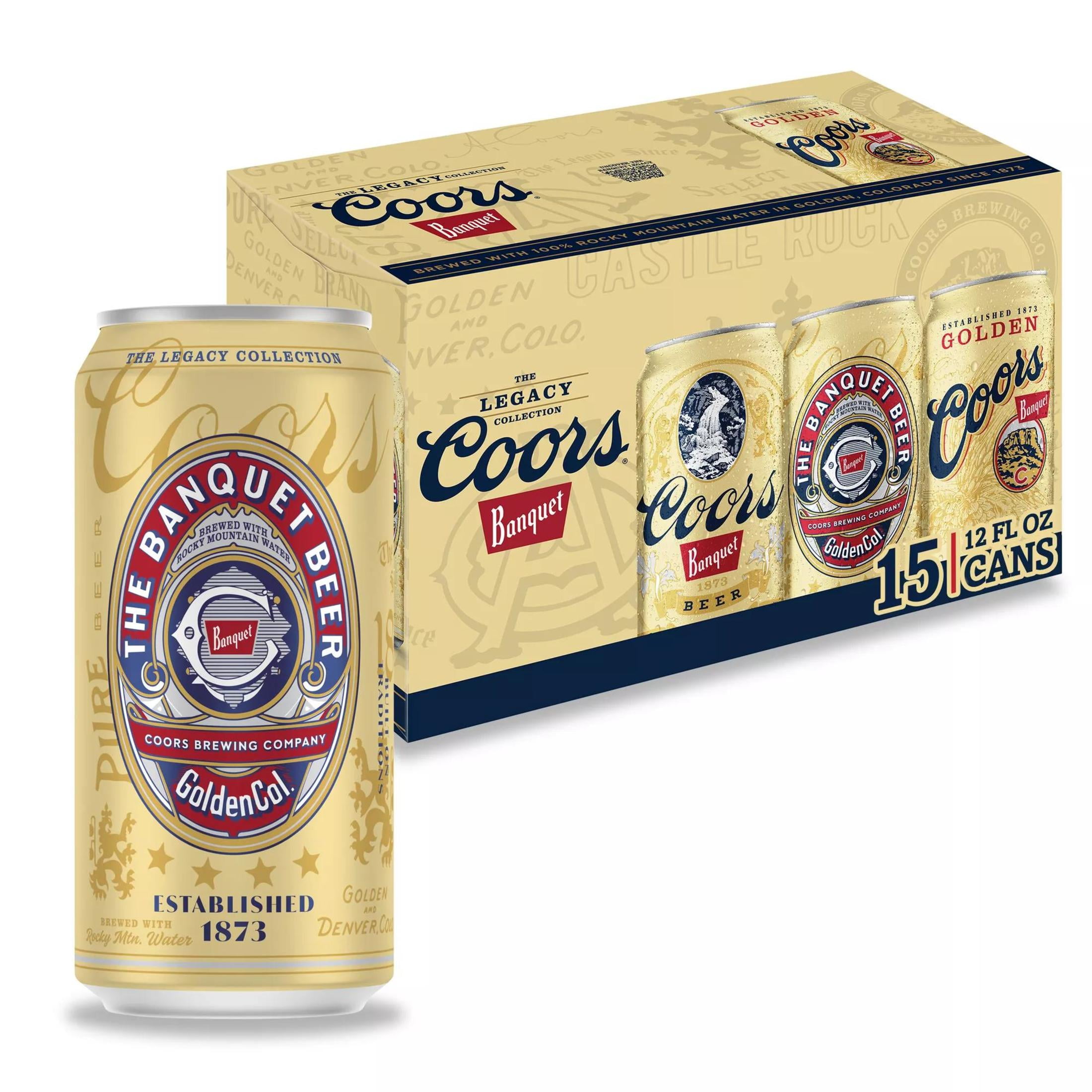 Coors Banquet Beer, 6 Pack, 16 fl oz Aluminum Cans, 5.0 ABV