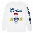 thumbnail image 1 of Coors Banquet Beer Sleeve Print Waterfall Crest Long Sleeve Shirt-Large, 1 of 2