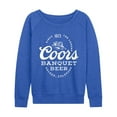 thumbnail image 1 of Coors - Banquet Beer - Women's French Terry Long Sleeve Pullover, 1 of 3