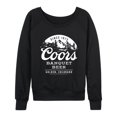 thumbnail image 1 of Coors Banquet - Born In The Rockies - Women's French Terry Long Sleeve Pullover, 1 of 4