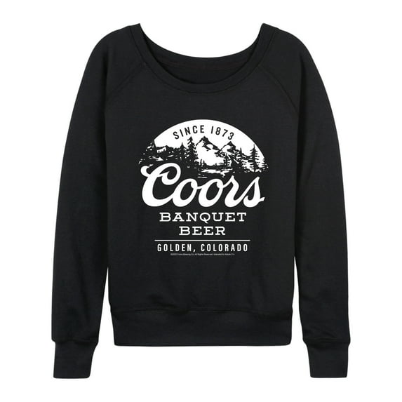 Coors Banquet - Born In The Rockies - Women's French Terry Long Sleeve Pullover