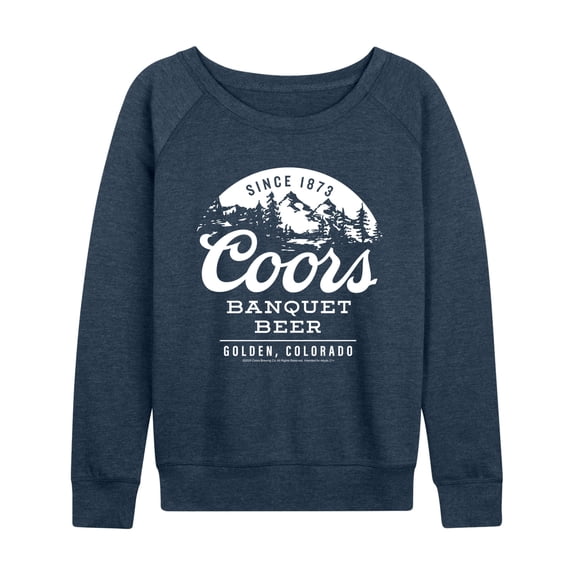 Coors Banquet - Born In The Rockies - Women's French Terry Long Sleeve Pullover