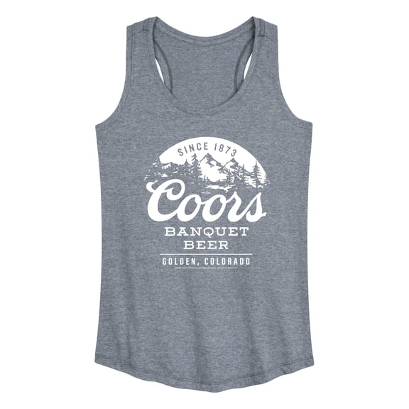 Coors Banquet - Born In The Rockies - Women's Racerback Graphic Tank