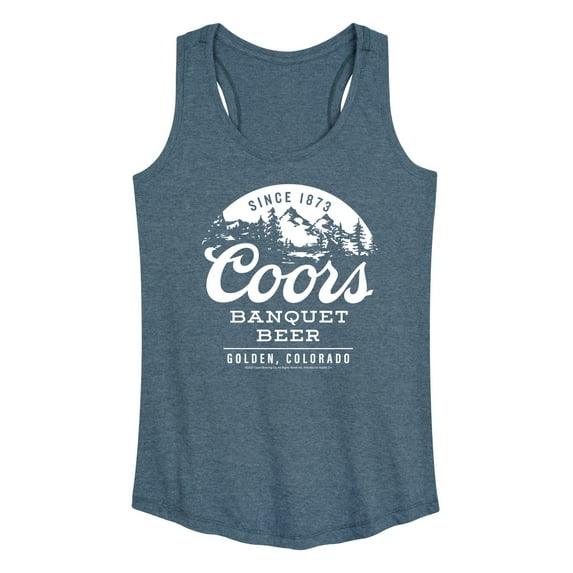 Coors Banquet - Born In The Rockies - Women's Racerback Graphic Tank