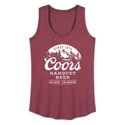 Coors Banquet - Born In The Rockies - Womens Racerback Graphic Tank