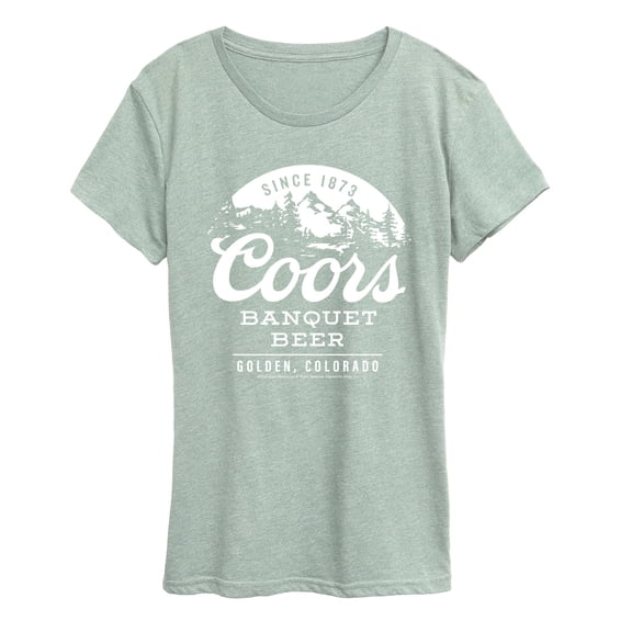 Coors Banquet - Born In The Rockies - Women's Short Sleeve Graphic T-Shirt