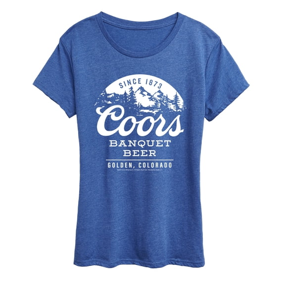Coors Banquet - Born In The Rockies - Women's Short Sleeve Graphic T-Shirt
