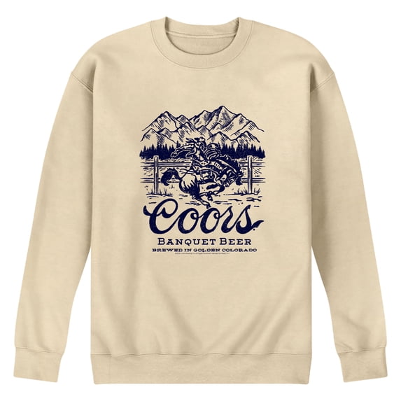 Coors Banquet - Brewed in Golden Colorado - Men's Crew Fleece Sweatshirt
