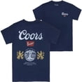 thumbnail image 1 of Coors Banquet Can Logo Front and Back Print Navy T-Shirt-3XLarge, 1 of 3