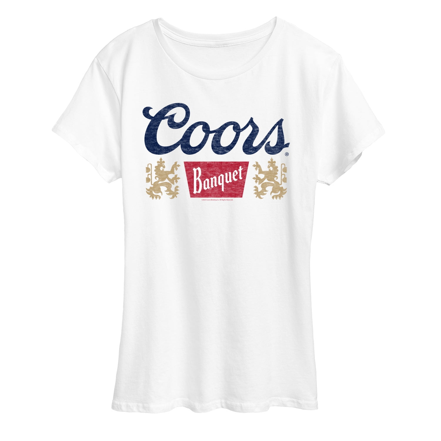 Coors Banquet Coors Banq Three Color Logo Women's Short Sleeve