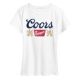 thumbnail image 1 of Coors Banquet - Coors Banq Three Color Logo - Women's Short Sleeve Graphic T-Shirt, 1 of 4