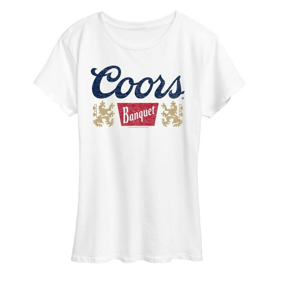 Coors Banquet - Coors Banq Three Color Logo - Women's Short Sleeve Graphic T-Shirt