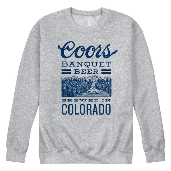 Coors Banquet - Coors Banquet Beer Colorado - Adult Crew Fleece
