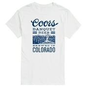 Coors Banquet - Brewed In Colorado Mens Short Sleeve Graphic T-Shirt