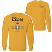 Coors Banquet Front and Back Print Long Sleeve Shirt-Small