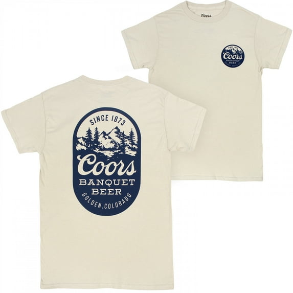 Coors Banquet Golden Colorado Since 1873 T-Shirt-Large