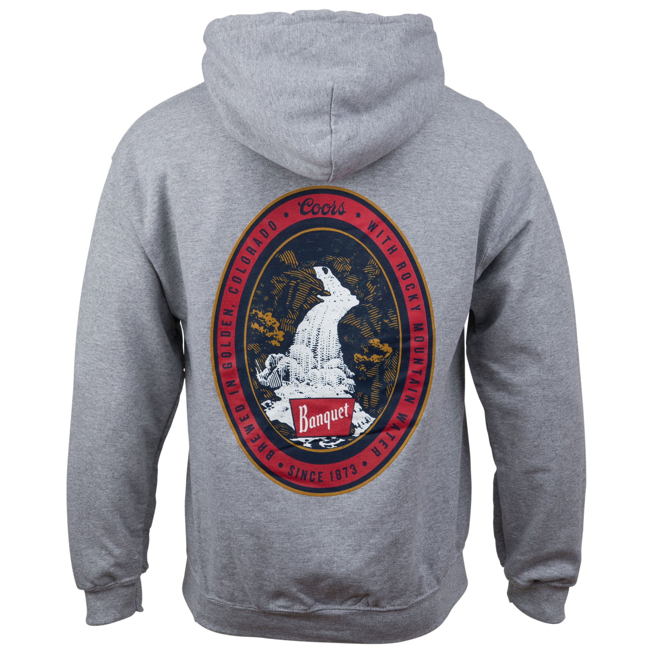 Coors Banquet Golden Colorado Waterfalls Pullover HoodieMedium