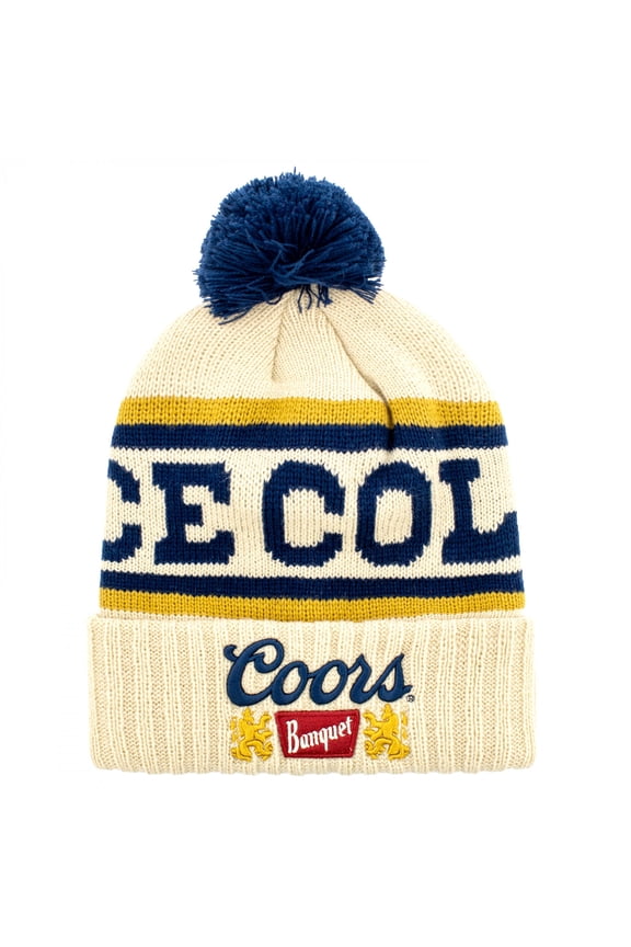 Banquet Ice Cold Cuffed Pom Beanie
