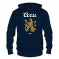 thumbnail image 1 of Coors Banquet Lion Logo Blue Hoodie-Medium, 1 of 2