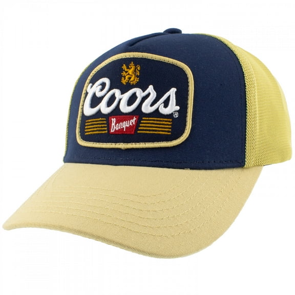 Coors Banquet Logo Embroidered Patch Two Tone Trucker Hat