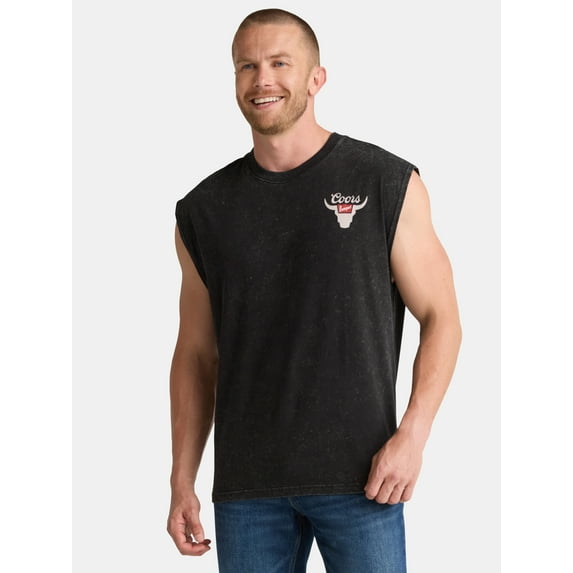 Coors Men's and Big Men's Graphic Muscle Tank Top, Sizes XS-5XL