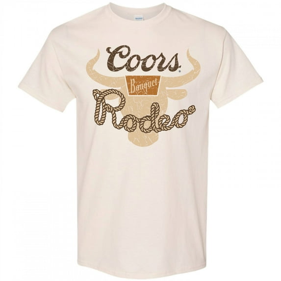 Coors Banquet Rodeo Lasso Cream Colorway T-Shirt-Medium
