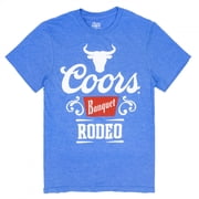 Coors Banquet Rodeo Logo Blue Colorway T-Shirt-Small