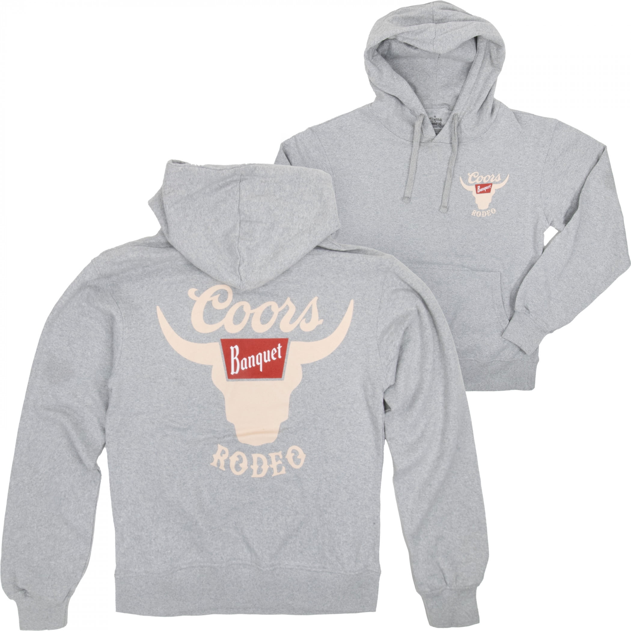 Coors Banquet Rodeo Logo Oxford Pull-Over Hoodie-2XLarge - Walmart.com