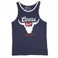 thumbnail image 1 of Coors Banquet Rodeo Navy Colorway Ringer Tank Top-Large, 1 of 3