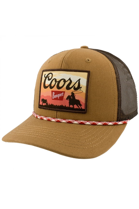 Banquet Rodeo Sunset Woven Patch Canvas Rope Hat