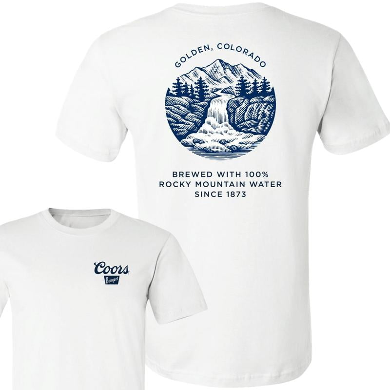 Coors Banquet Waterfall Seal . . Full Color . Trendy to Timeless. For