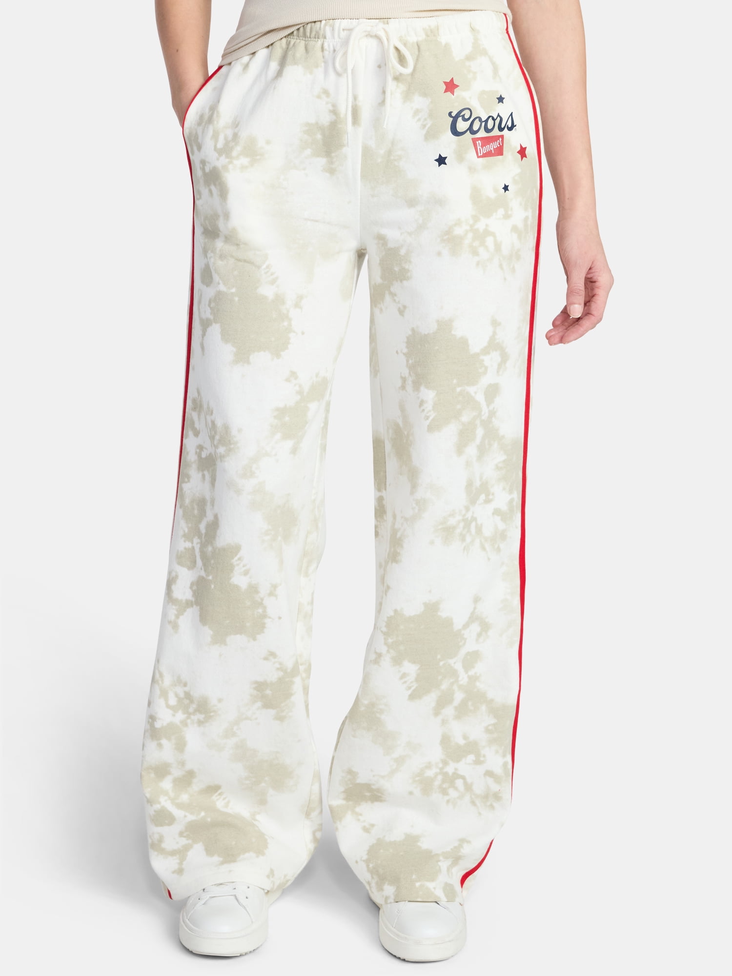 Coors Banquet Women's Graphic Fleece Open Bottom Pants, Sizes XXS-XXL ...