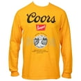 thumbnail image 1 of Coors Beer Banquet Gold Long Sleeve Shirt-XLarge, 1 of 1