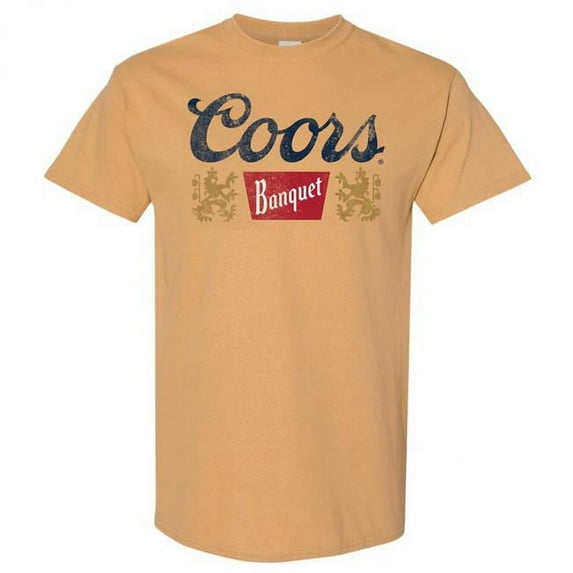 Coors 853181-large Coors Banquet Classic Logo Gold Colorway T-Shirt - Large