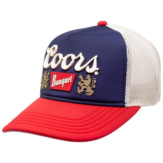 Coors Coors Banquet Red, White & Blue Vintage Hat