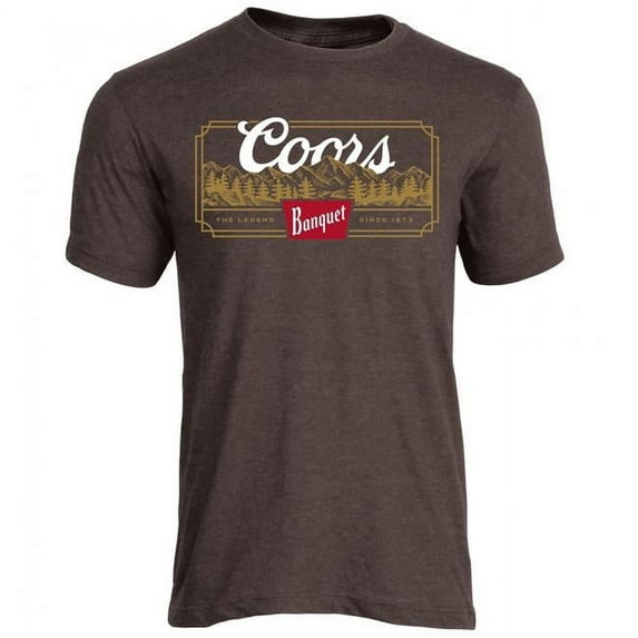 Coors  Coors Banquet Vintage Mountains T-Shirt - Brown - Medium