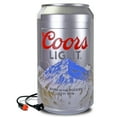 thumbnail image 1 of Coors Light 8 Can Portable Mini Fridge w/ 12V DC and 110V AC Cords, 5.4L (5.7 qt) Beer Can Shaped Personal Cooler, Silver, Travel Fridge for Beer, Snacks, Lunch, Drinks, Home, Office, Bar, Dorm, RV, 1 of 12