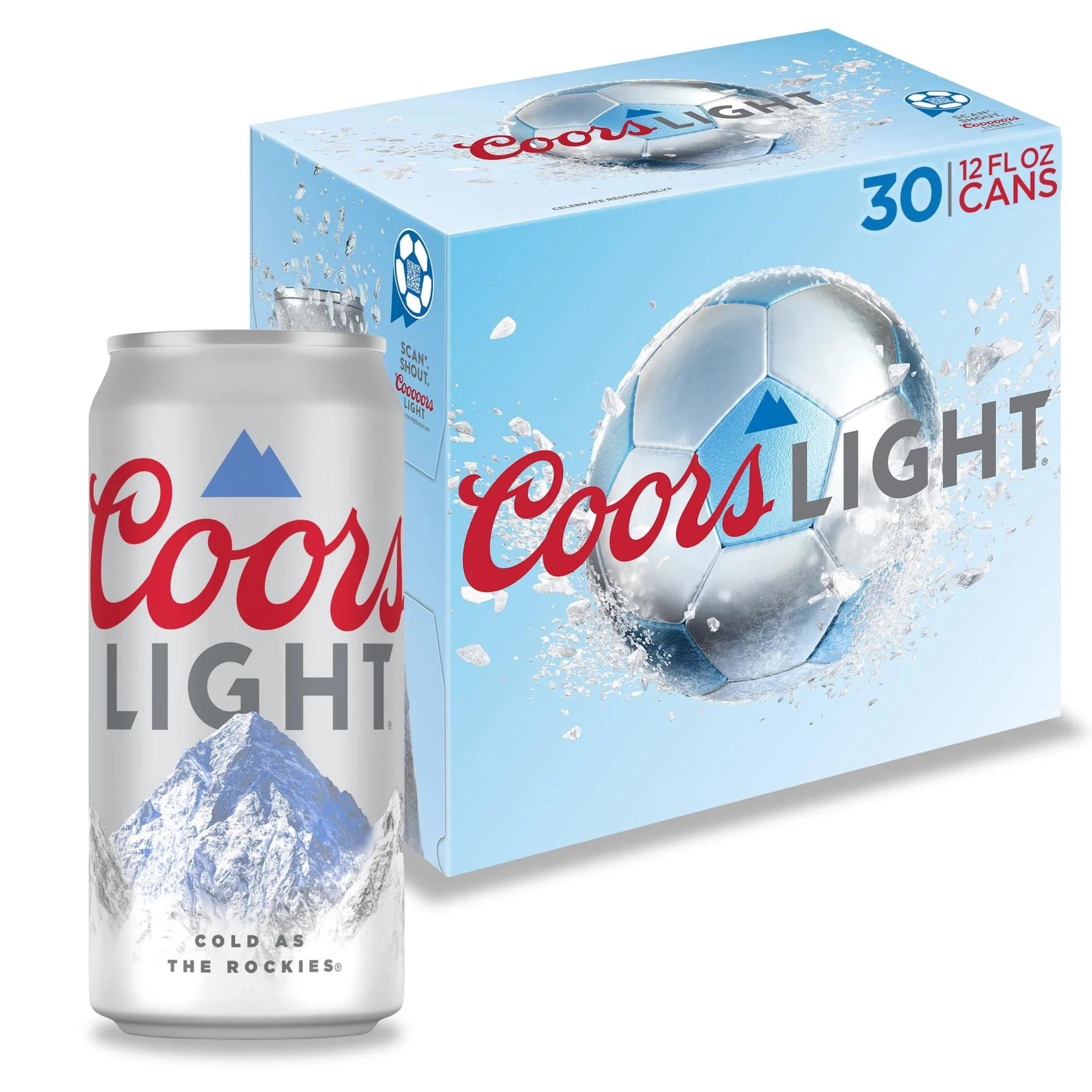 Coors Light 30缶✖︎2ケース1 Coors Light American Beer, 30 Pack, 12 fl oz Aluminum Cans, 4.2