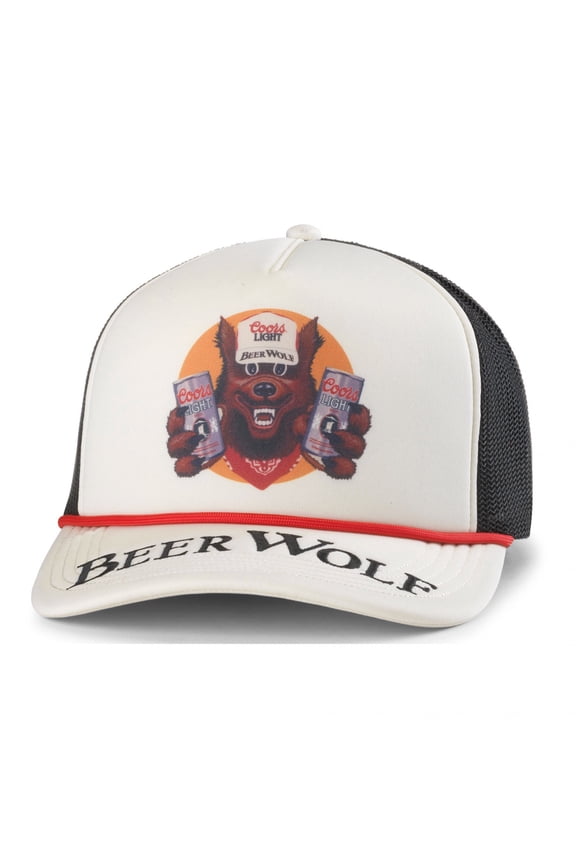 Light Beer Wolf Foam Adjustable Hat